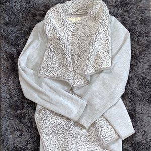 boutique fuzzy cardigan